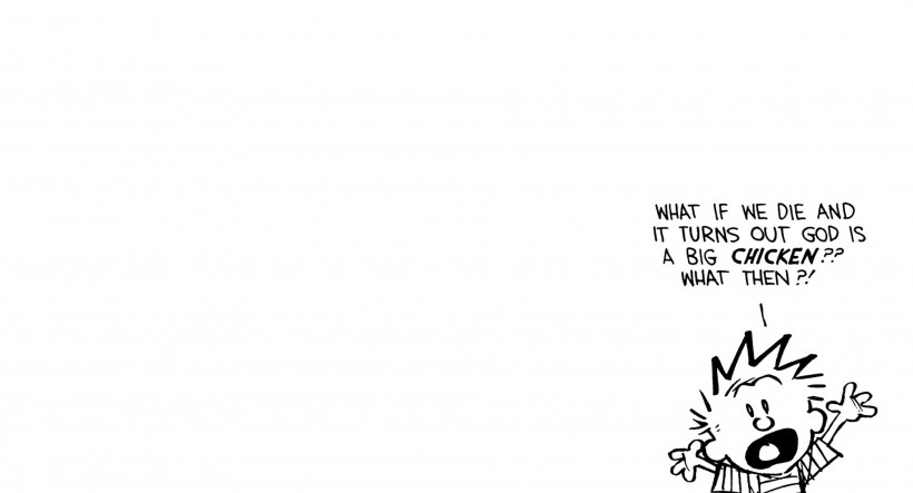 点击大图看下一张：漫画《Calvin Hobbes》图片