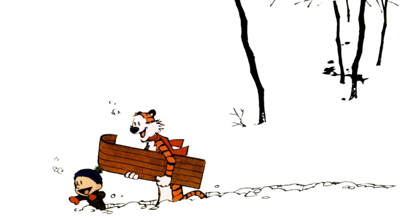 点击大图看下一张：漫画《Calvin Hobbes》图片