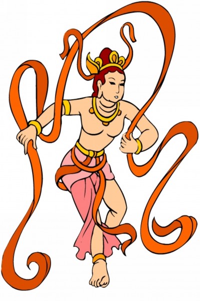 点击大图看下一张:飞天神话人物图片