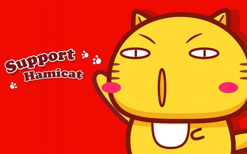 点击大图看下一张：Hamicat哈咪猫卡通图片