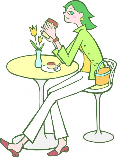 点击大图看下一张:卡通女性插画矢量图片