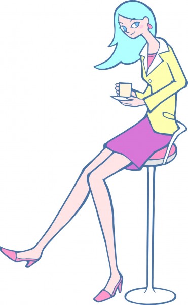 点击大图看下一张:卡通女性插画矢量图片