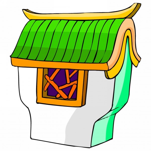 点击大图看下一张:中国特色建筑卡通图片