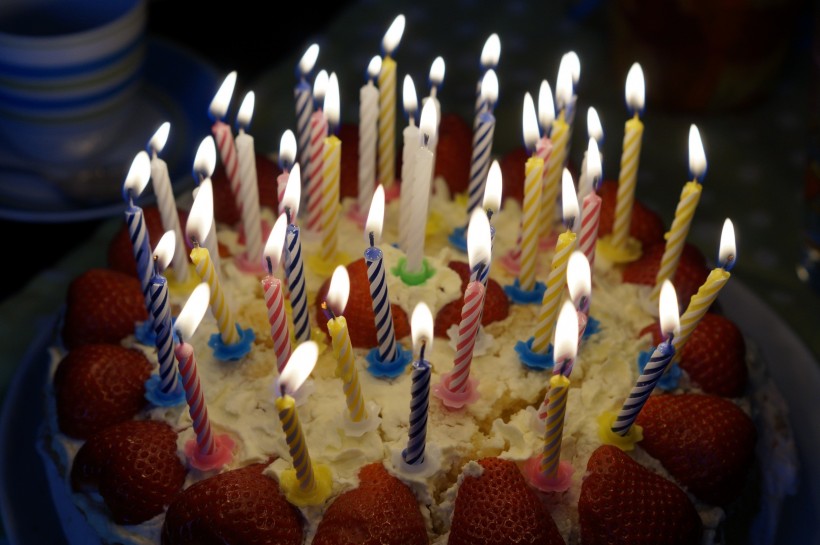 点击大图看下一张：美味的生日蛋糕图片