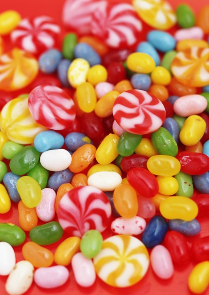 点击大图看下一张：彩色的糖果图片