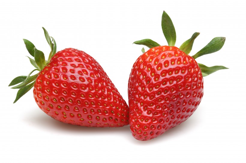点击大图看下一张：草莓和樱桃图片