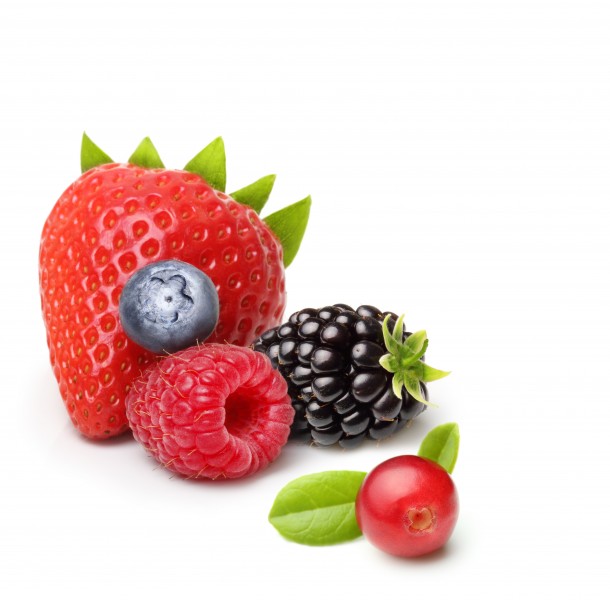 点击大图看下一张：草莓蓝莓桑葚图片