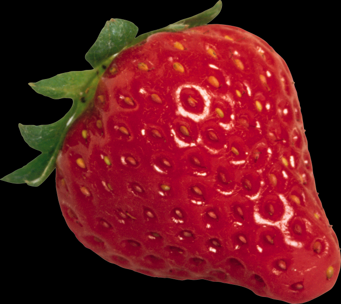 点击大图看下一张：草莓透明背景PNG图片
