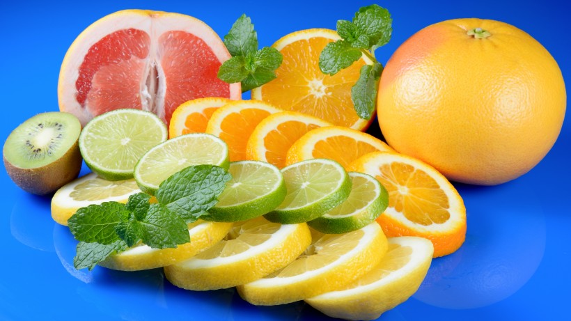点击大图看下一张：美味的橙子柠檬图片