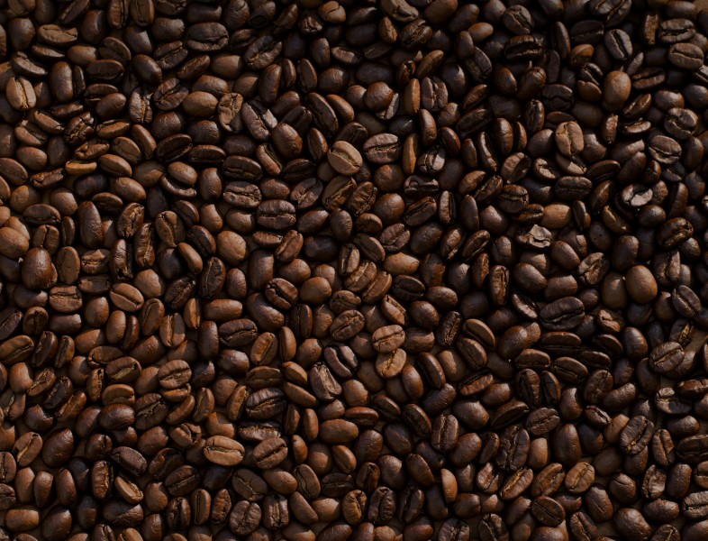 点击大图看下一张：烘好的咖啡豆图片