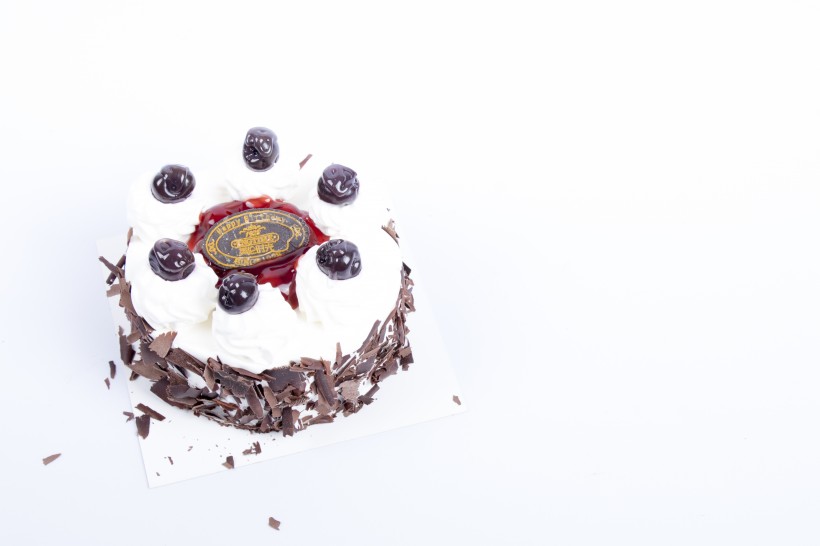 点击大图看下一张：美味好吃的蓝莓巧克力蛋糕图片