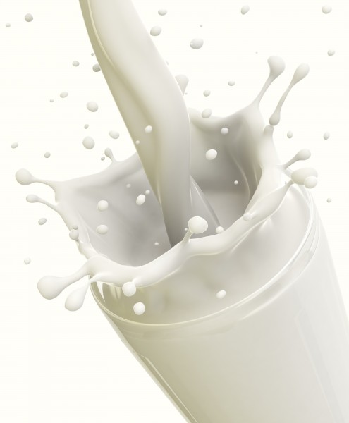 点击大图看下一张：动感牛奶水花图片