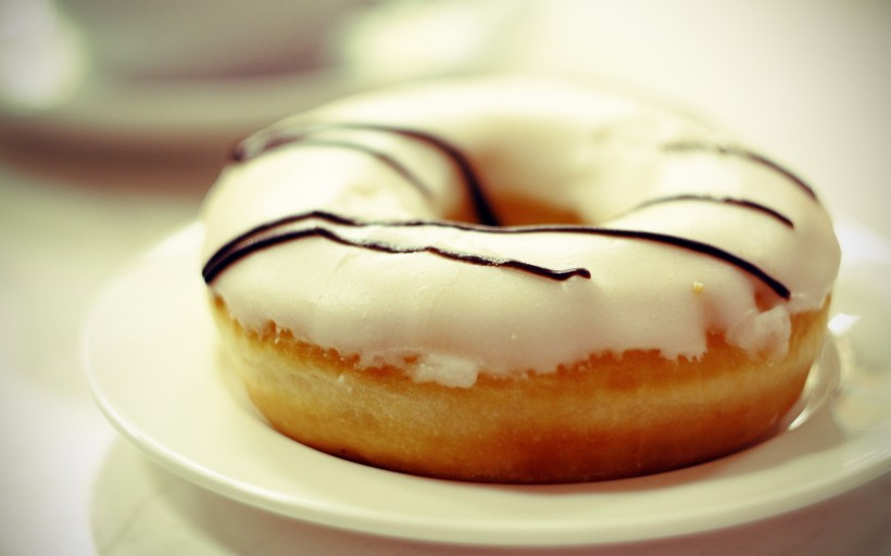 点击大图看下一张：秀色味美的甜甜圈图片