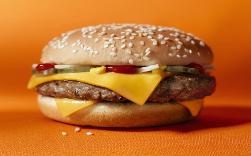 点击大图看下一张：汉堡包美食图片