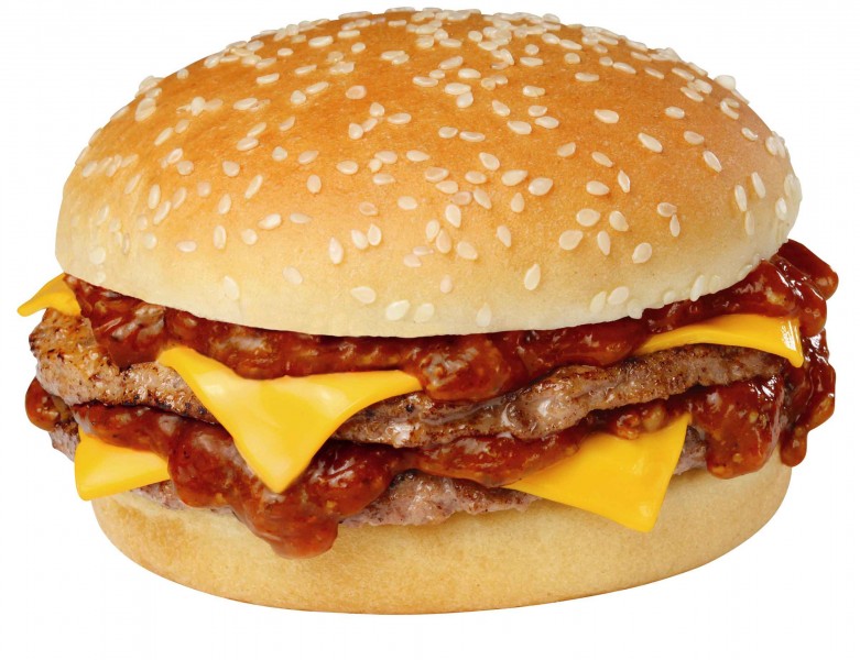 点击大图看下一张：美味可口的汉堡包图片