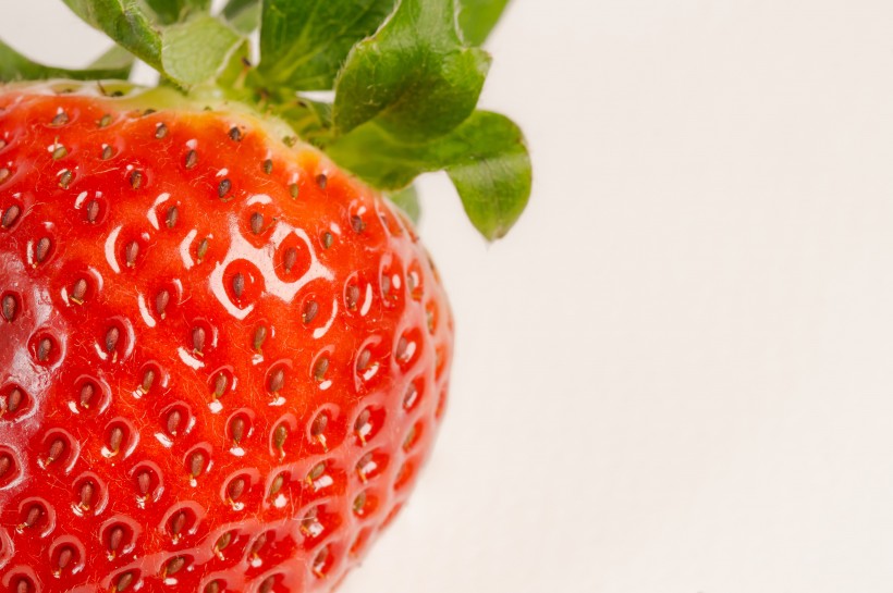 点击大图看下一张：好吃的草莓图片