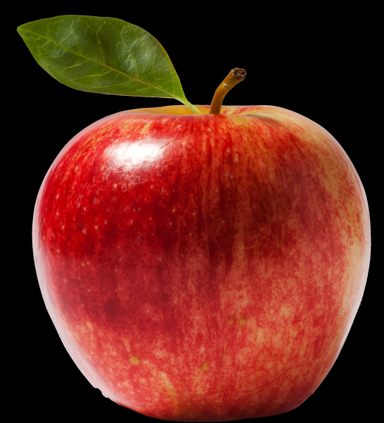 点击大图看下一张：红苹果透明背景PNG图片