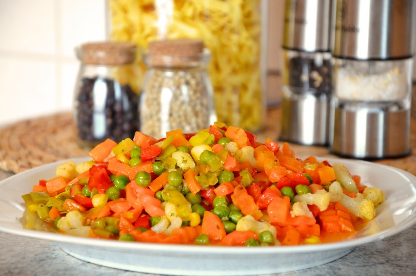 点击大图看下一张：美味营养的胡萝卜菜肴图片