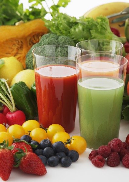 点击大图看下一张：健康美味蔬菜汁图片
