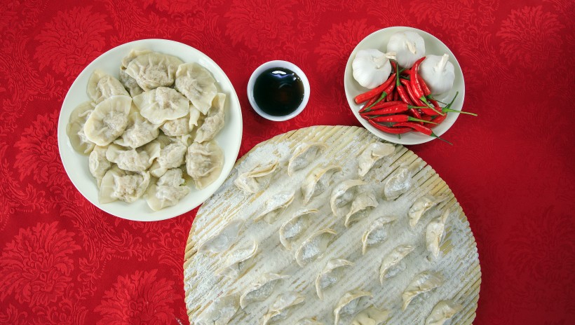 点击大图看下一张：美味好吃的饺子图片