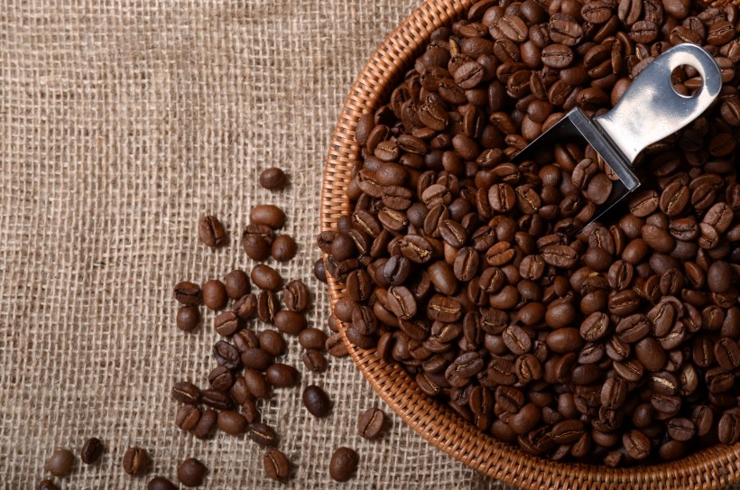 点击大图看下一张：香醇的咖啡豆图片