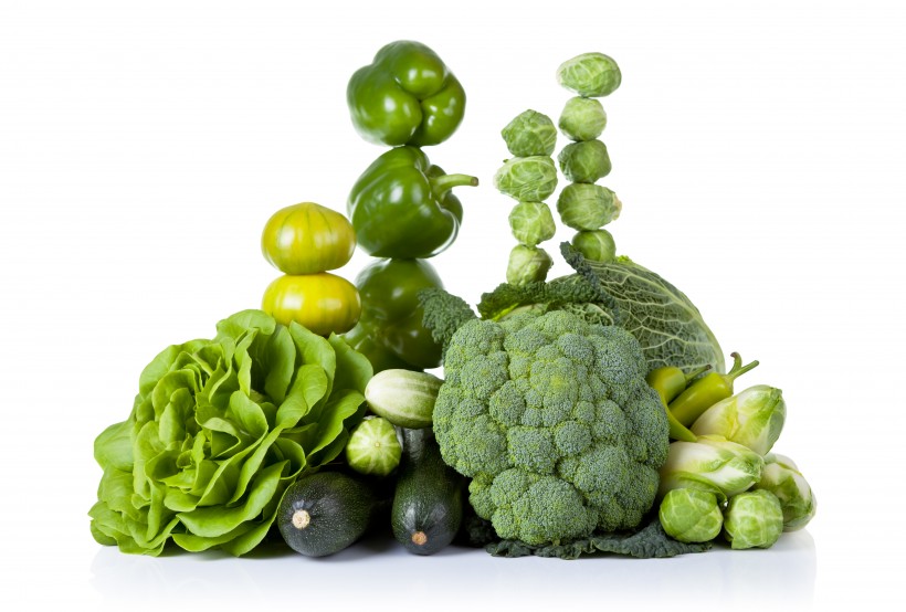 点击大图看下一张：绿色蔬菜图片