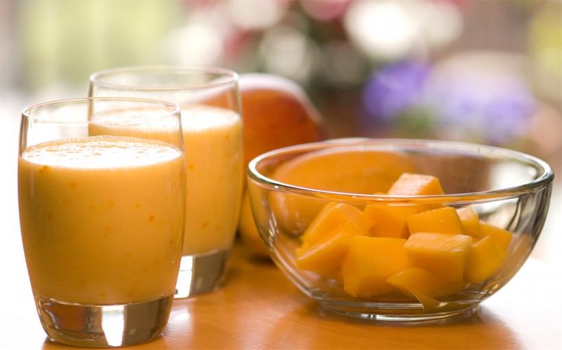 点击大图看下一张：美味的芒果美食图片