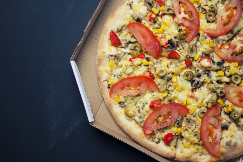点击大图看下一张：美味诱人的披萨图片