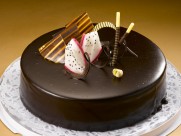 巧克力奶油蛋糕图片_20张