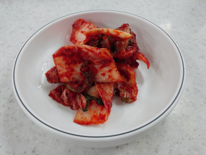 点击大图看下一张：酸辣的美味韩国泡菜图片