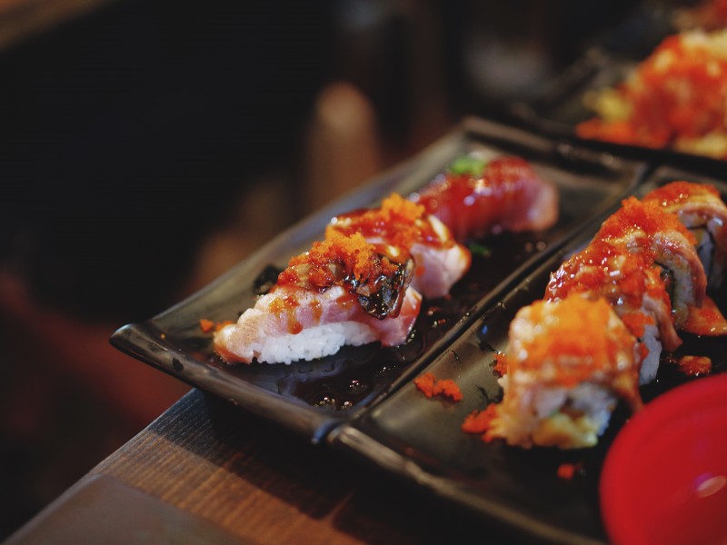 点击大图看下一张：日本寿司高清图片