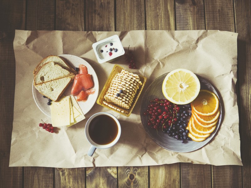 点击大图看下一张：美味健康的西式早餐图片