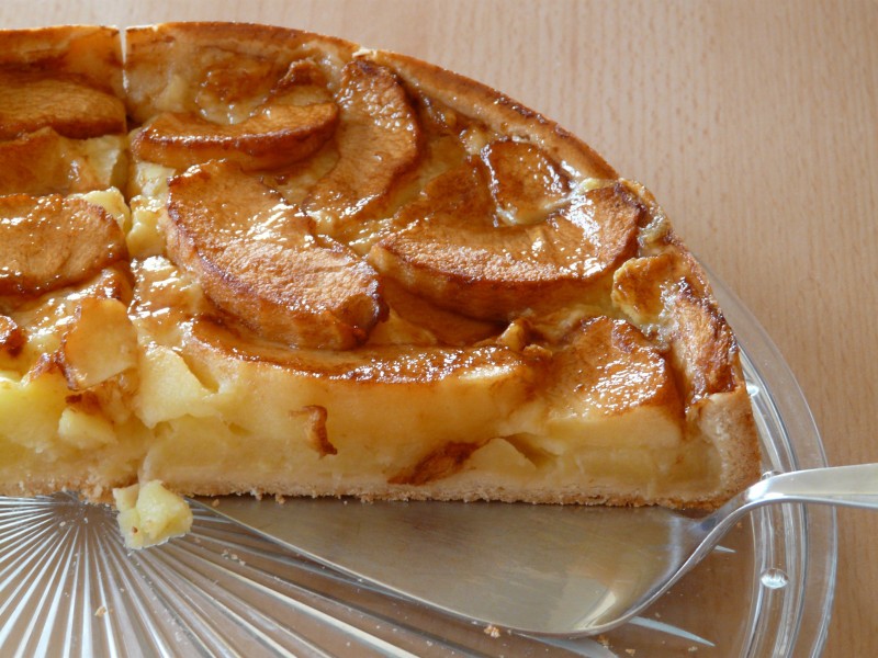 点击大图看下一张：美味好吃的苹果派图片