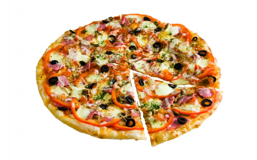 点击大图看下一张：美味披萨图片