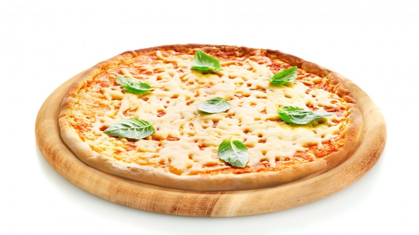点击大图看下一张：美味披萨图片  