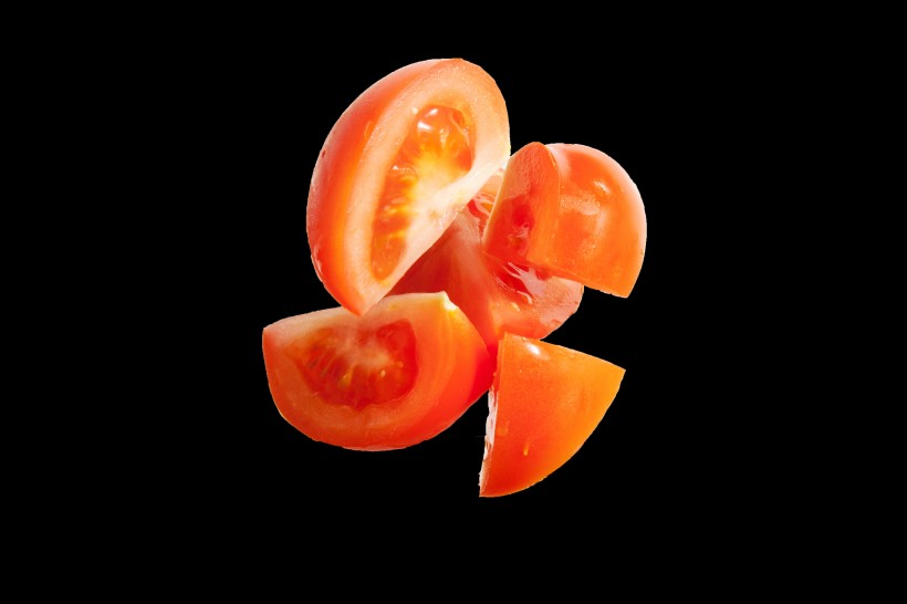 点击大图看下一张：切片的西红柿图片