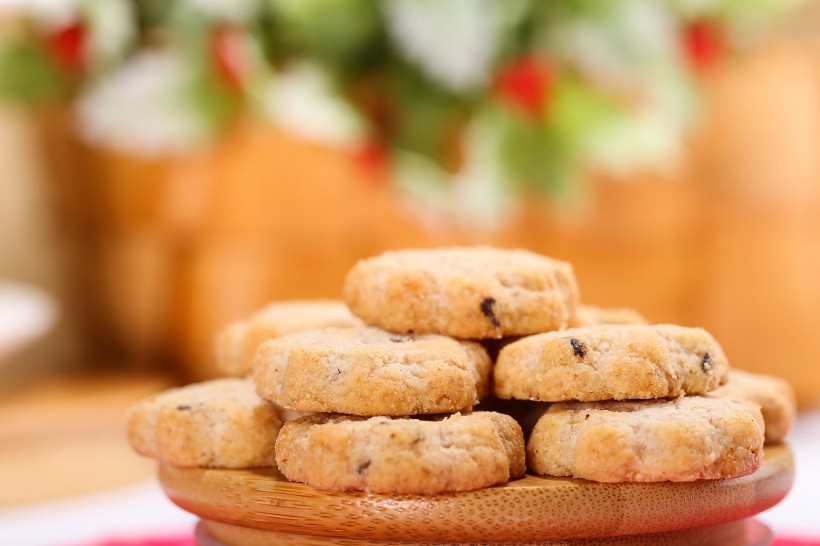 点击大图看下一张：香甜好吃的曲奇饼干图片
