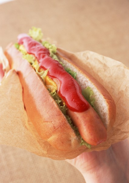 点击大图看下一张：三明治热狗汉堡包图片