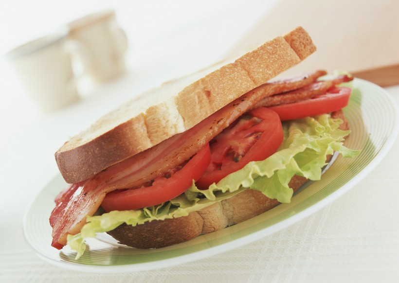 点击大图看下一张：三明治热狗汉堡包图片