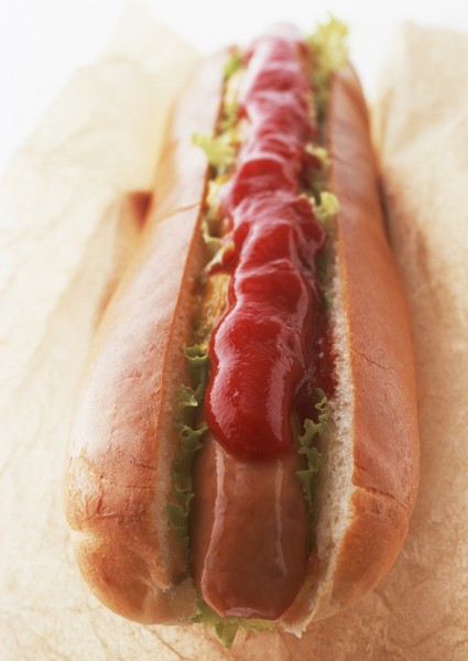 点击大图看下一张：热狗汉堡三明治图片