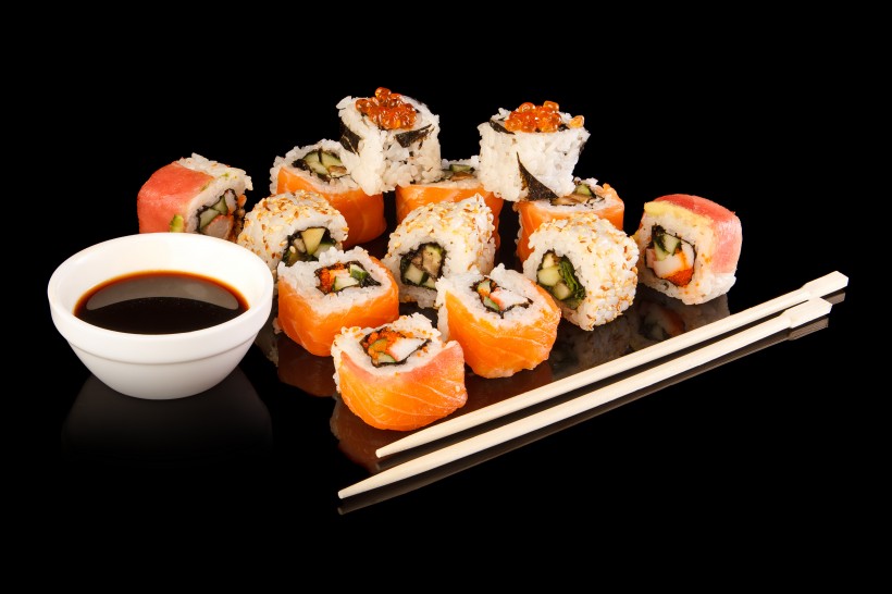 点击大图看下一张：日本美食寿司图片