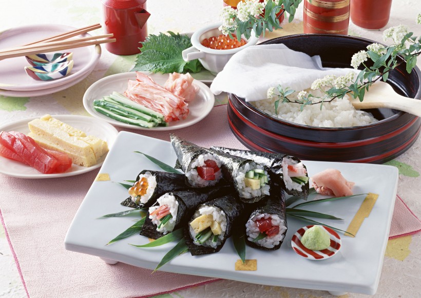 点击大图看下一张：美味的日式料理图片