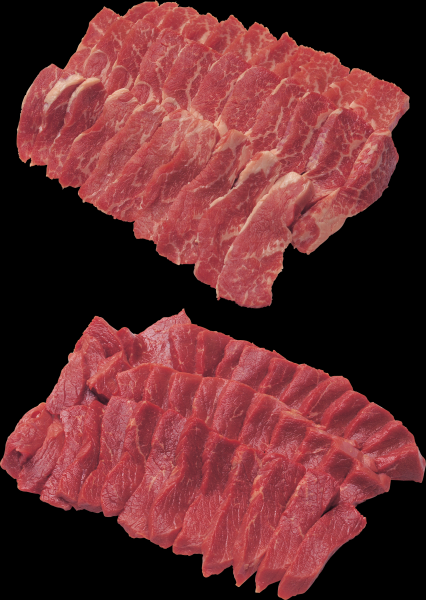 点击大图看下一张：肉片透明背景PNG图片