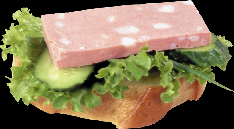 点击大图看下一张：三明治透明背景PNG图片