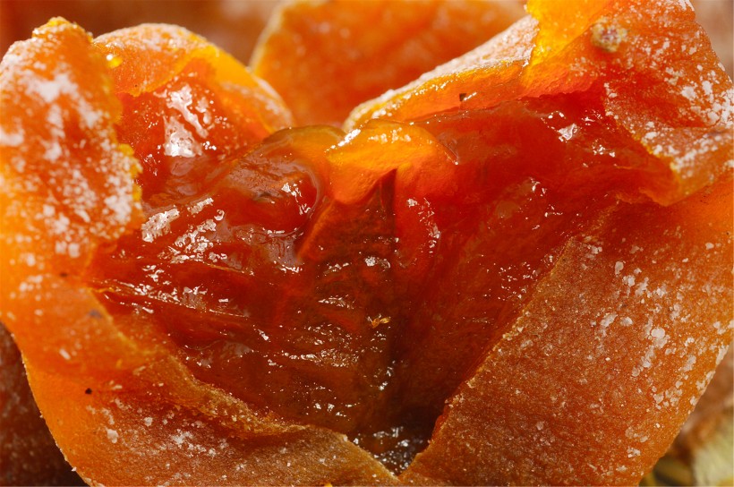 点击大图看下一张：甜蜜好吃的柿饼图片