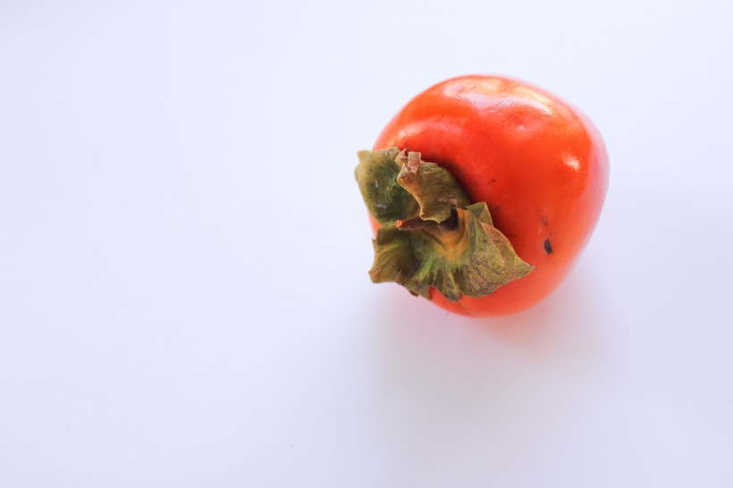 点击大图看下一张：火红的柿子图片