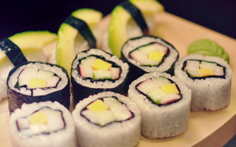 点击大图看下一张：寿司美食图片