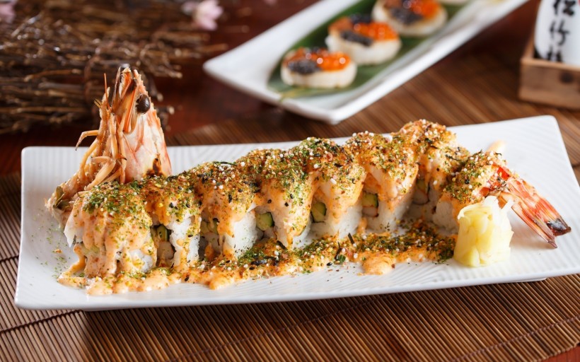 点击大图看下一张：寿司美食图片