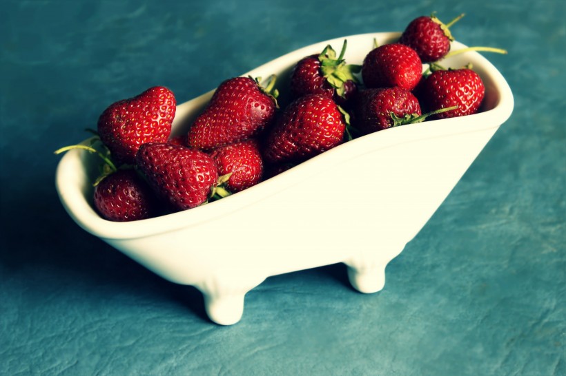 点击大图看下一张：美味的草莓图片