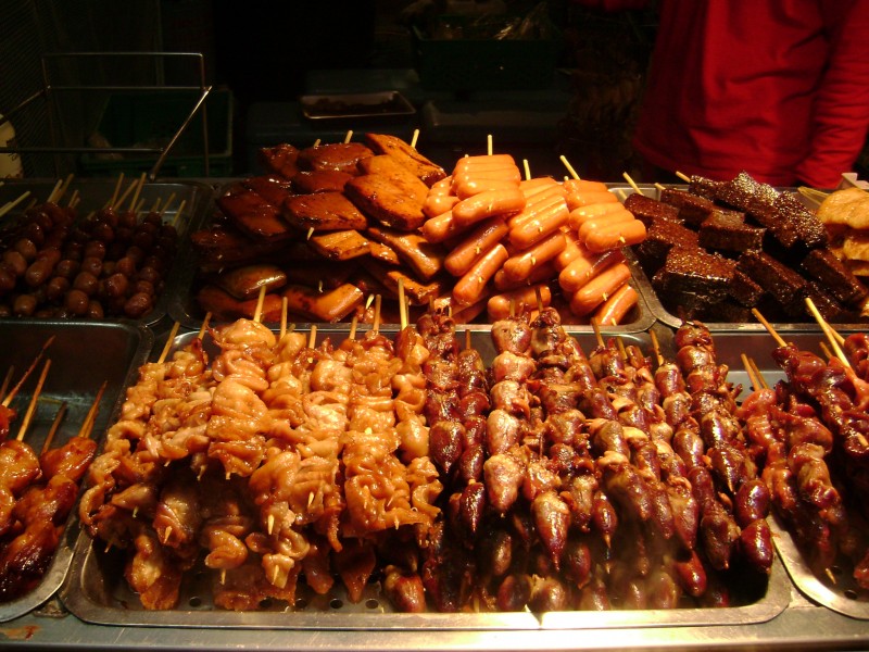 点击大图看下一张：台湾夜市美食图片